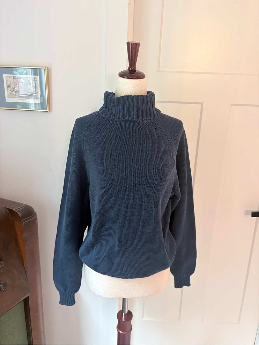 Navy Blue Turtleneck Sweater 💙